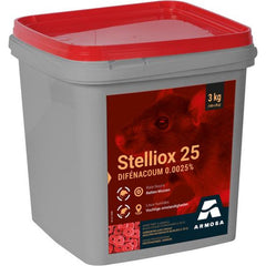 Stelliox 25 - blocs 150 x 20 gr - difenacoum - vrij circuit 3 kg