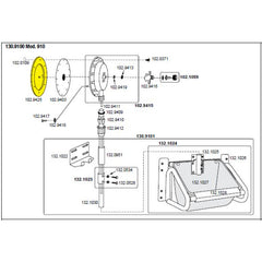 Suevia 130.9100 - Abreuvoir basculant pour truies mod. 910 avec flotteur à vide