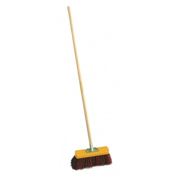 Gille street brosse jaune 31 cm bahia + PVC - avec manche