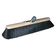 Brosse en crin de cheval avec support manche - 50 cm