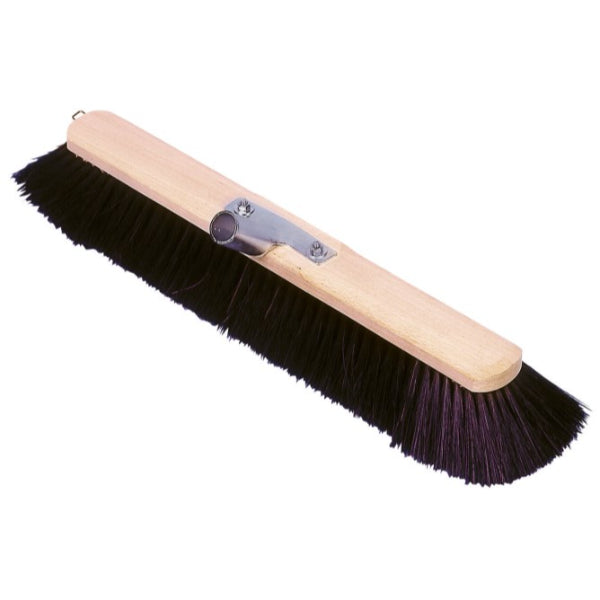 Brosse en crin de cheval avec support manche - 50 cm