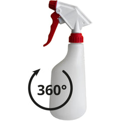 Pulvérisateur Mesto 360° - 600 ml - résistant aux acides (pH 4-7)