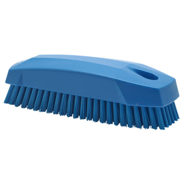 Vikan hygiene nagel/handborstel - 130 mm - blauw