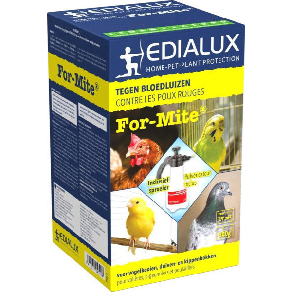 Edialux tegen bloedluizen 820 gram (incl. sproeier)