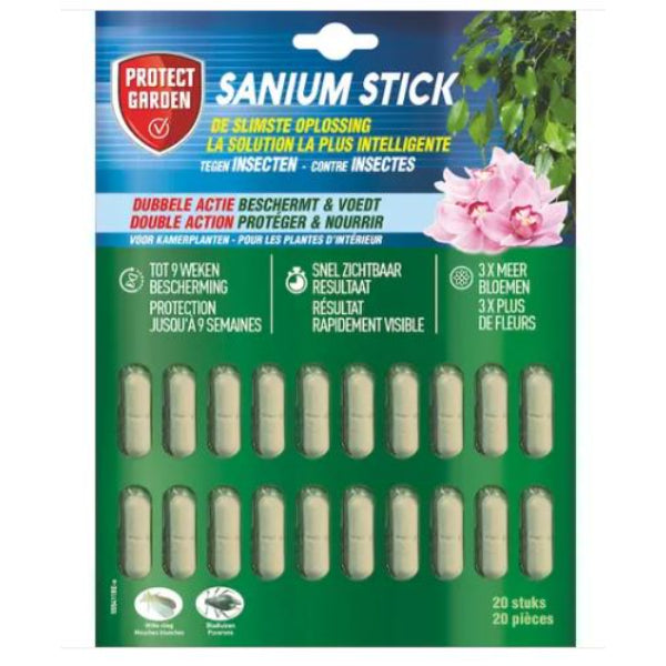 Protect Garden Sanium sticks voor kamerplanten 20 stuks