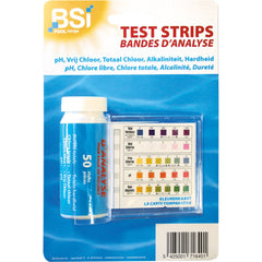 BSI Teststrips pH, chloor enz (50 stuks)