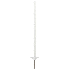 Poteau de pâturage en plastique blanc - 105 cm - avec double marche