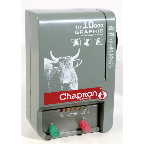 Chapron Graphic 10.000 - schrikdraadapparaat 13500V - 4.5J