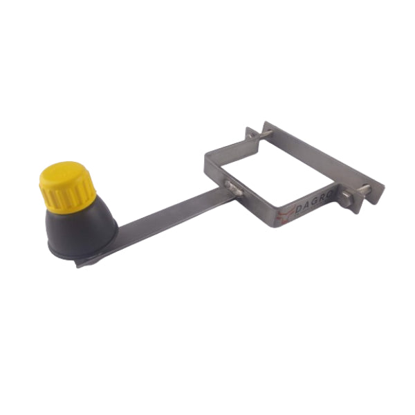 Support support isolateur pour poteau béton - inox