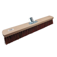 Brosse de rue PVC + Bahia avec support manche - 60 cm