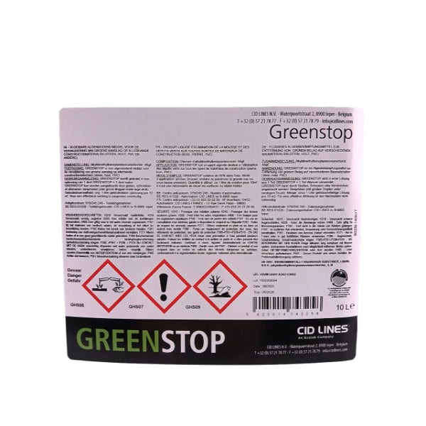 Greenstop - groene aanslagreiniger - 10 liter