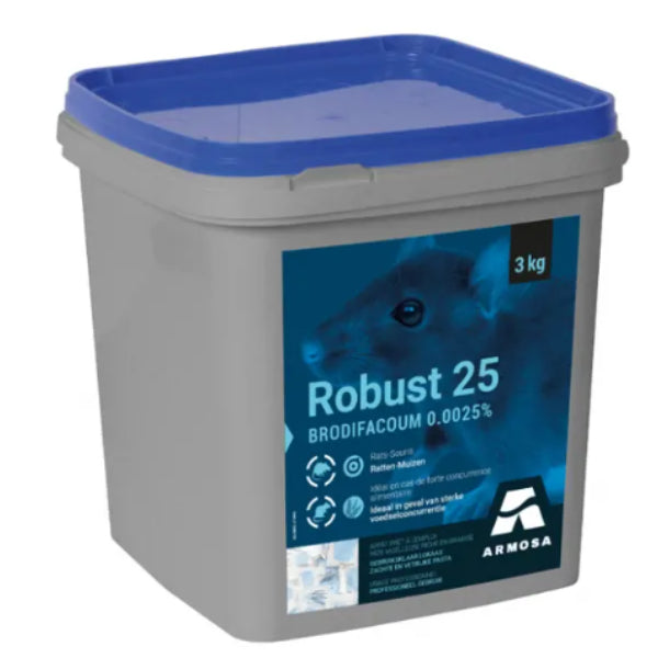 Robust 25 - pâte - brodifacoum - circuit libre 3 kg