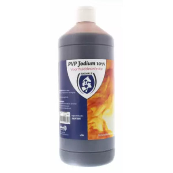 Solution d'iode 10% PVP - 1 litre - avec bouchon distributeur