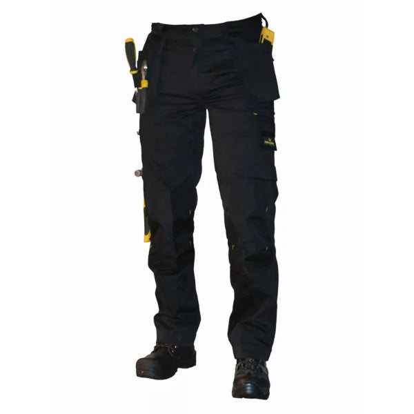 Pantalon de travail Nebraska 280 gr - noir - avec zones stretch