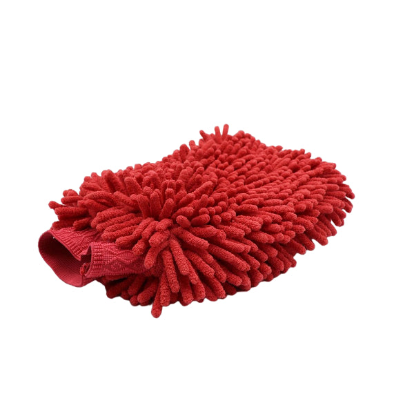 Xeon Microvezel washandschoen - rood