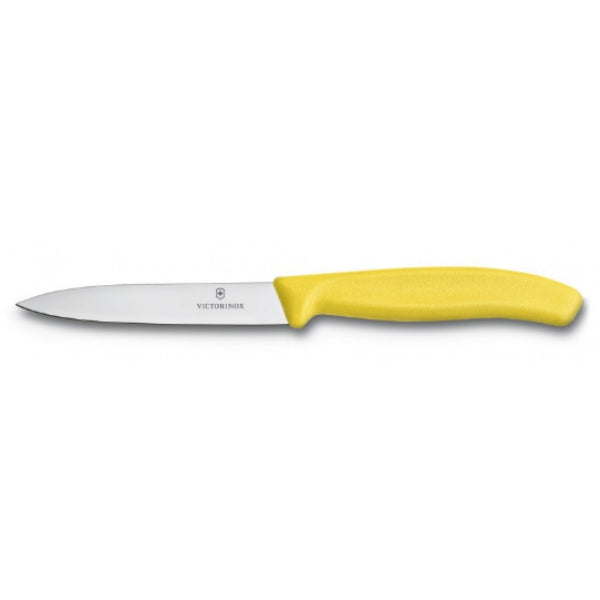 Victorinox 6.7706.L118 - Couteau à légumes Swiss Classic 10 cm pointe pointue - jaune