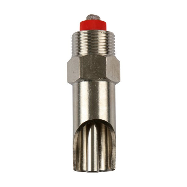 Bijtnippel RVS 3/4"(3/4") - 82 mm - 8 mm pin - 3 l/min