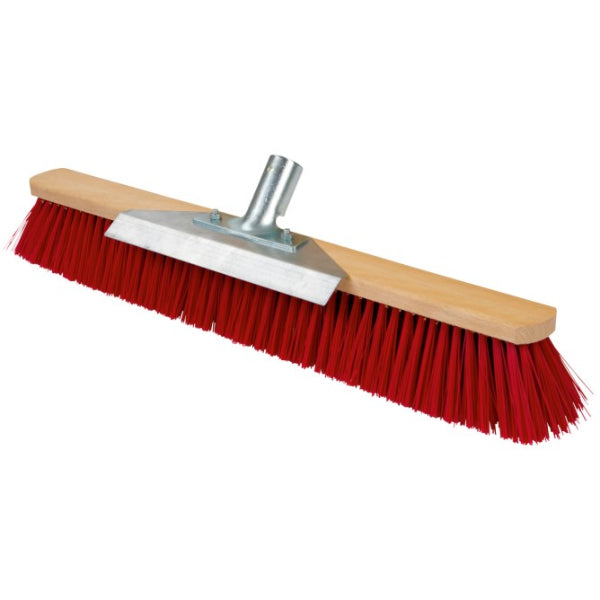 Brosse de voirie en PVC avec grattoir en acier - 60 cm