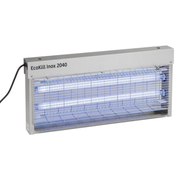 Moucherolle électrique EcoKill INOX 2040 - 2x20 W