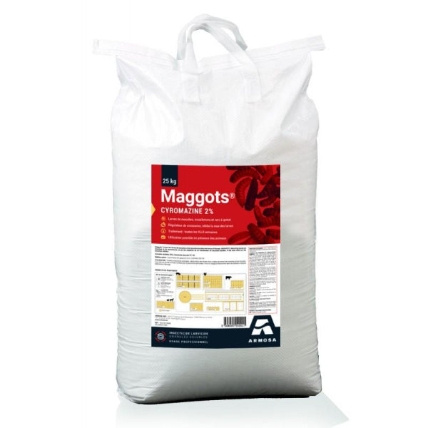 Maggots - madenbestrijding - 25 kg