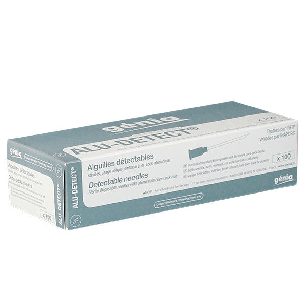 Genia detecteerbare naalden - Alu-detect 1,6 x 38 mm - 100 st