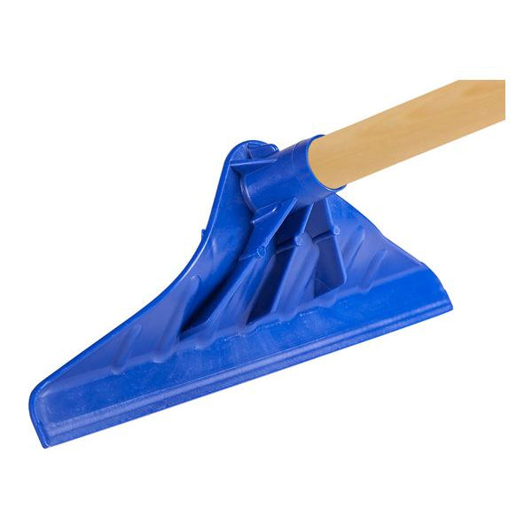 Grattoir à fumier en plastique bleu - 36 cm